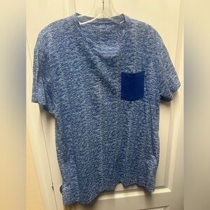 Blue Heathered Men's Shirt